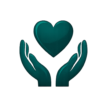 Hands supporting a heart