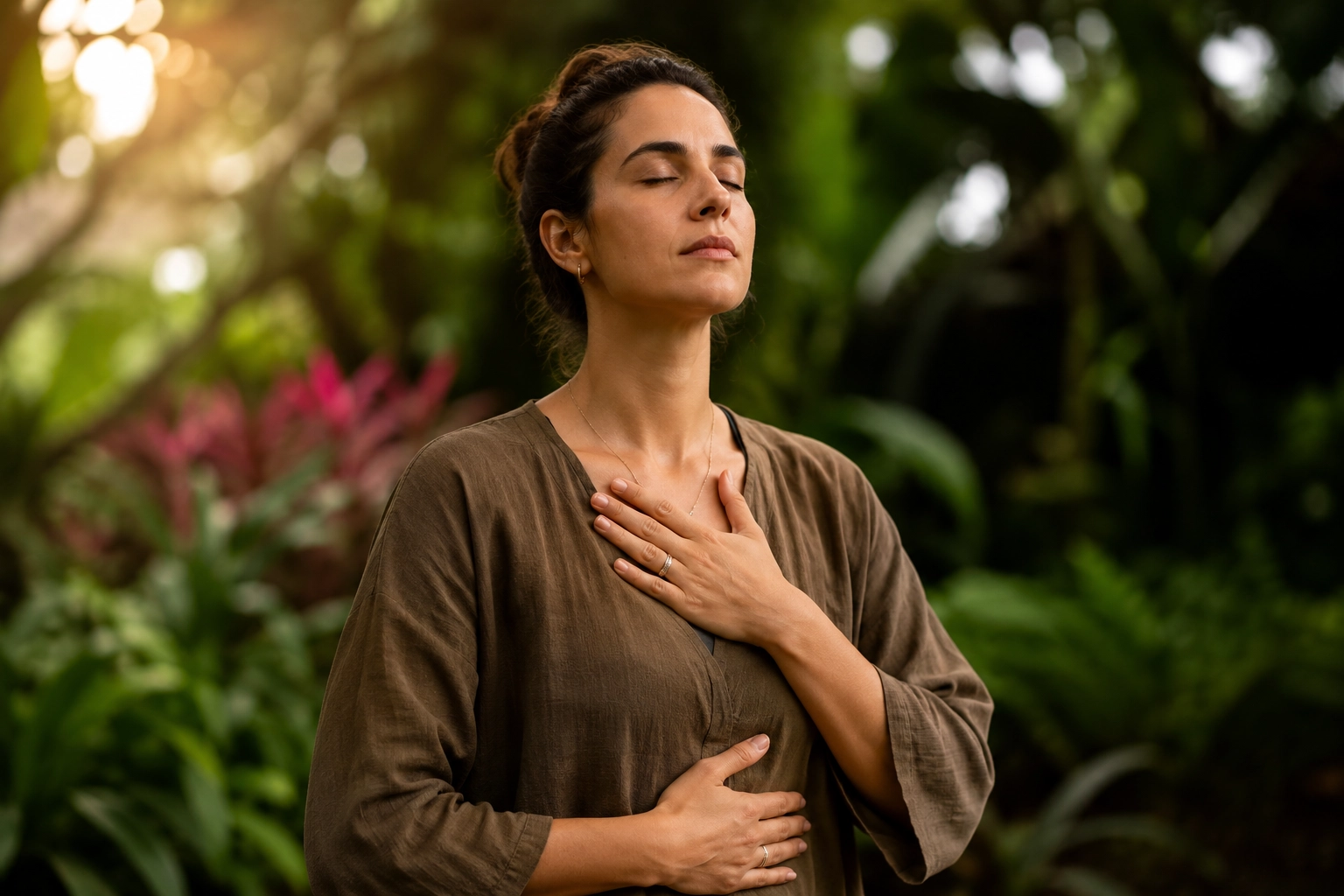 Guided breathwork in nature